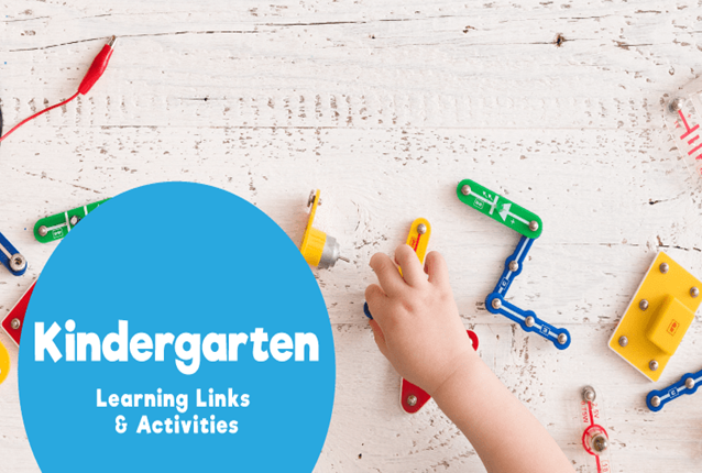 Kindergarten learning activities information. 